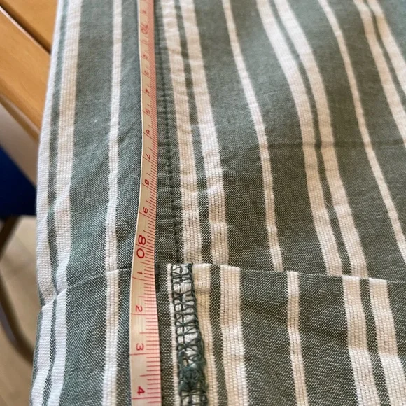 Tommy Hilfiger Dana Fit Capris green stripes size 6 - Picture 5 of 8